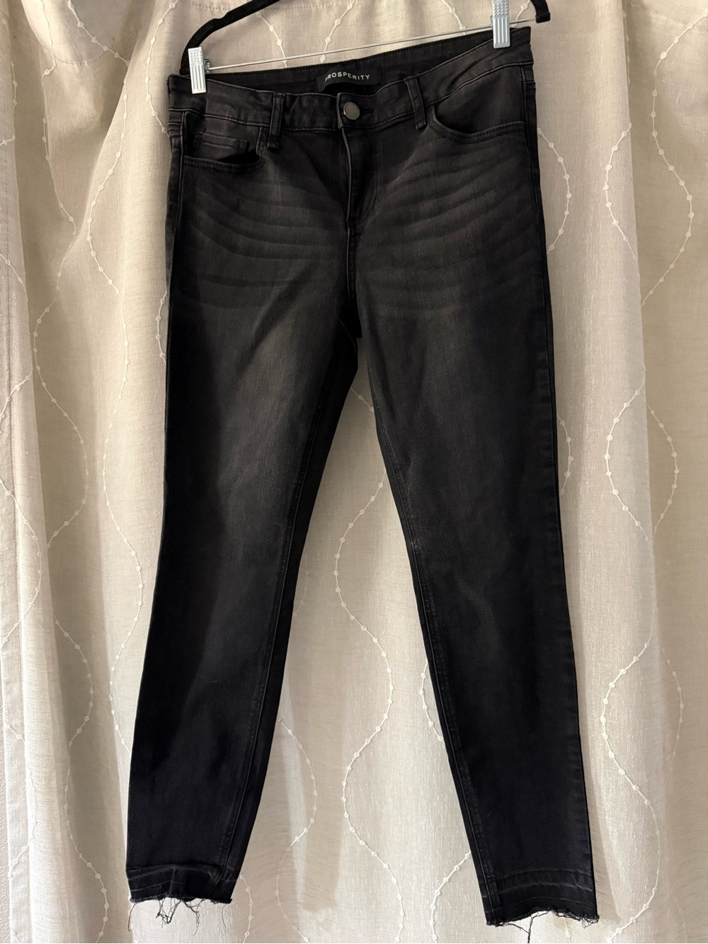 Prosperity Women's Straight Leg Black Jeans